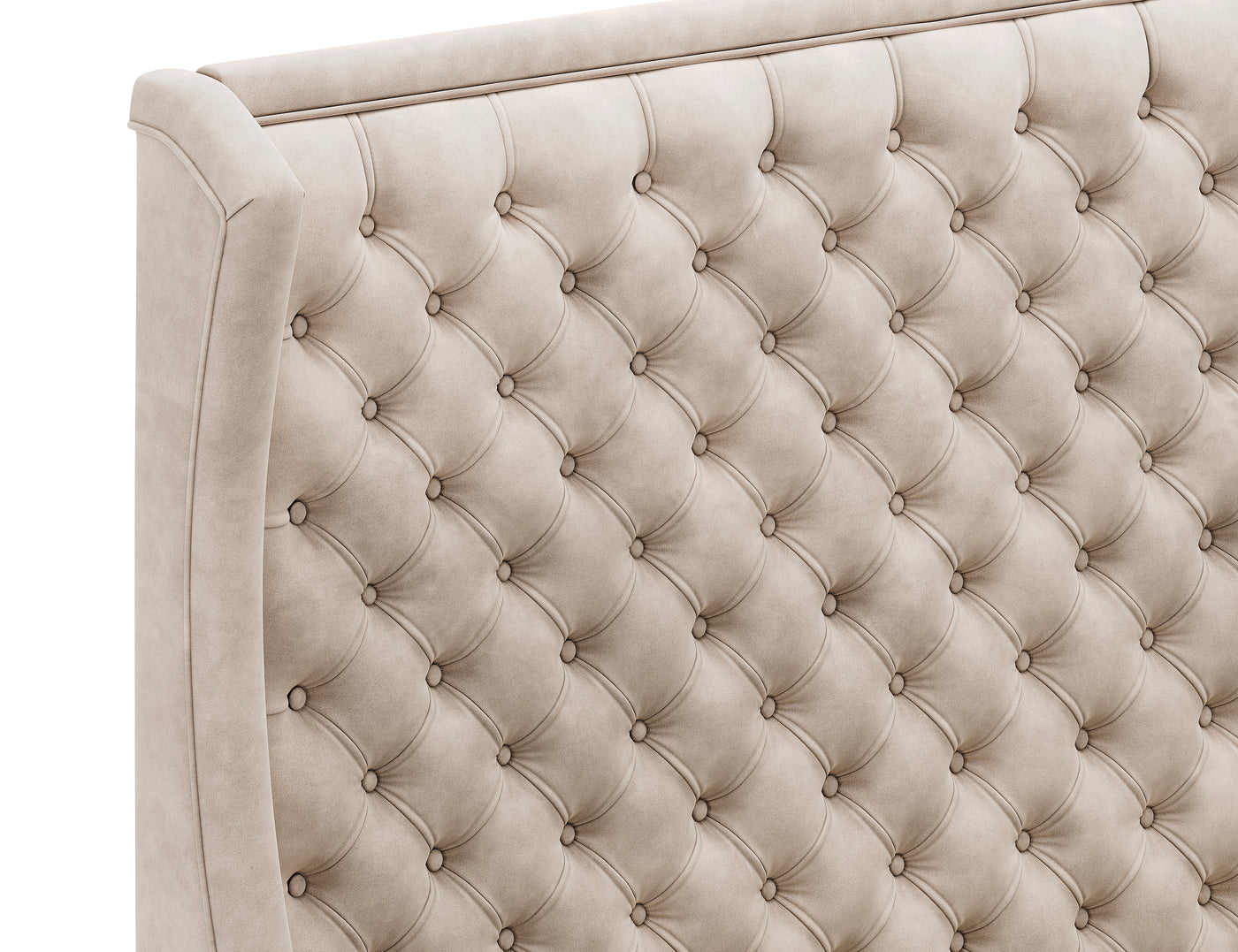 Royal Gas Lift Storage Bed Frame (Palladium Sand Velvet)