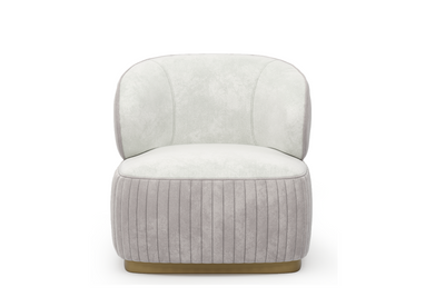 Prestige 1 Seater Sofa Velvet (Beige Two Tone) Pre Order 8-12 Weeks