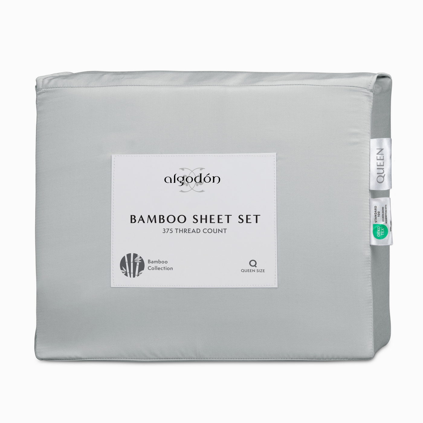 Algodon Bamboo Sheet Set (Silver)