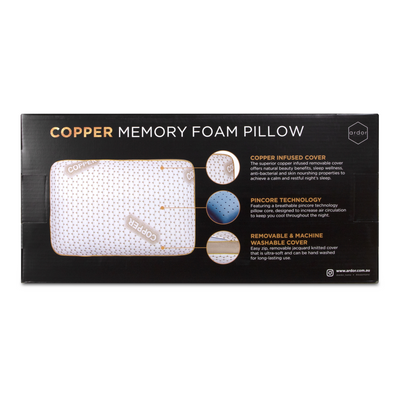 Copper Memory Foam Pillow