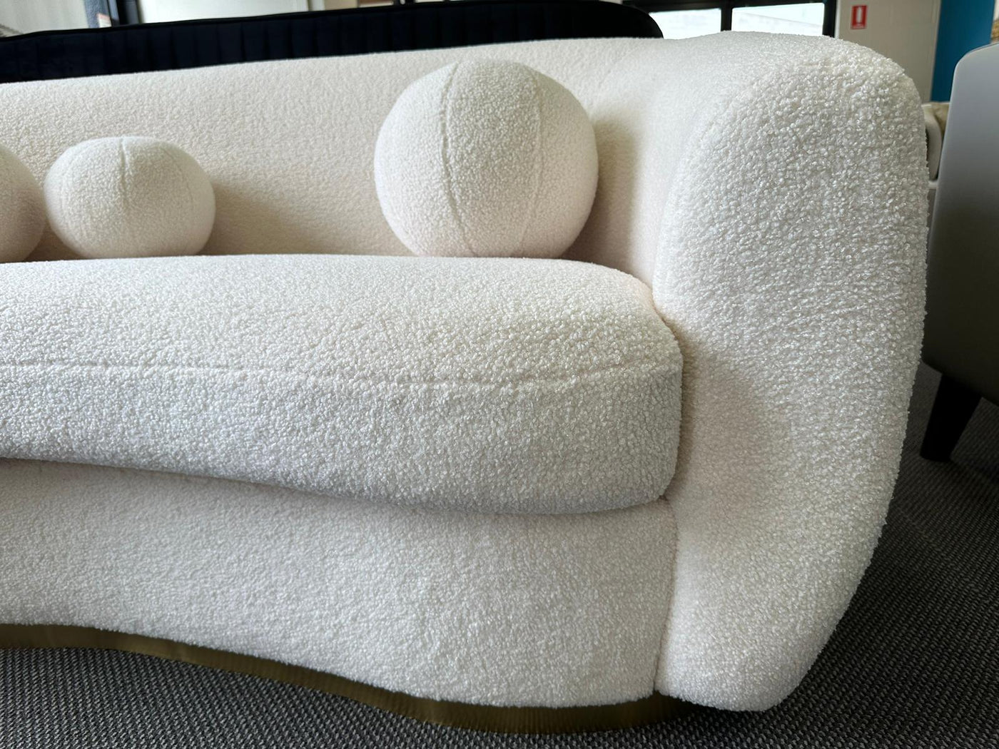 Millie 7 Seater Sofa Set (Boucle Cream) 3+2+1+1 Pre Order 8-12 Weeks