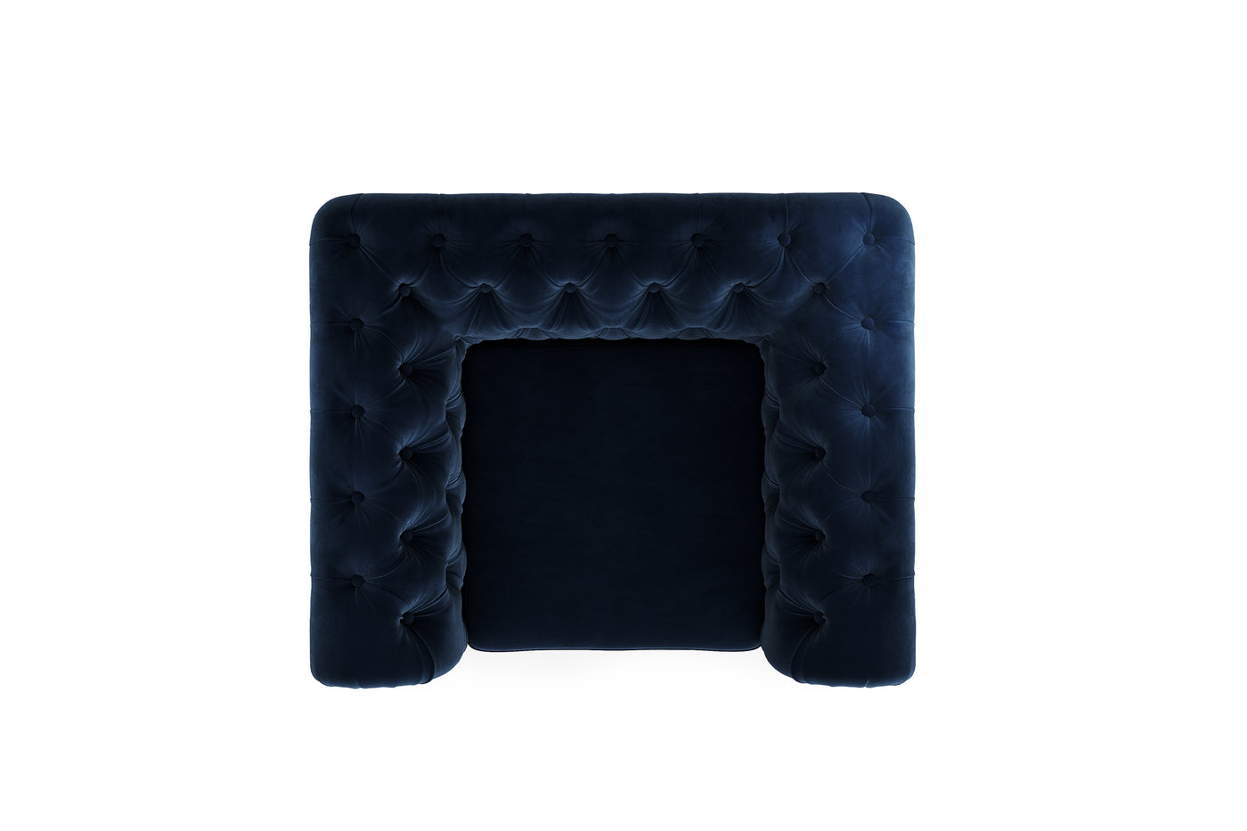 Paris Chesterfield Sofa Set 3+2+1 (Navy Blue Velvet) (7720601321726)