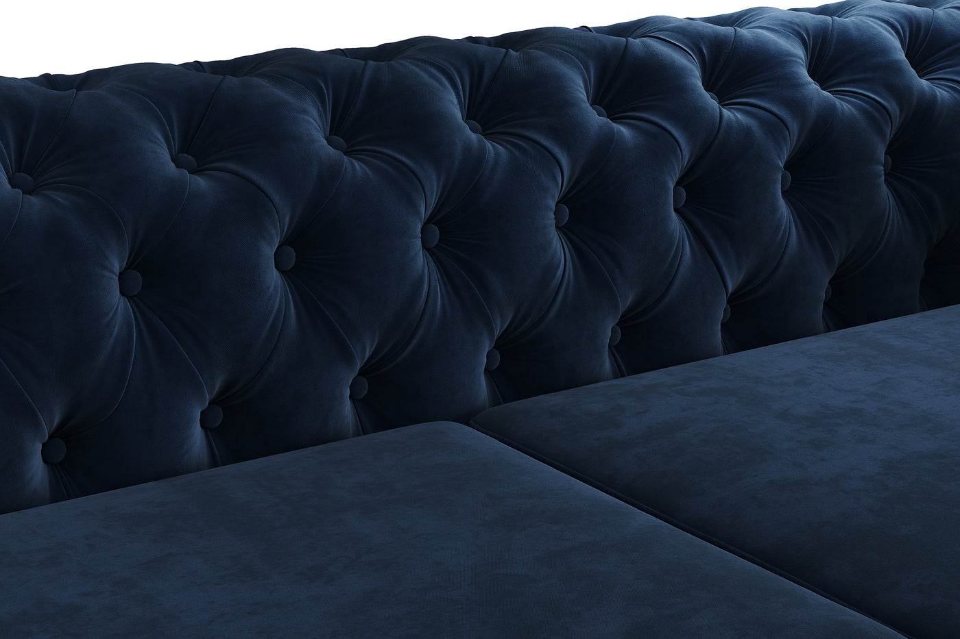 Paris 7 Seater Chesterfield Corner Sofa (Navy Blue Velvet) (7913190981886)