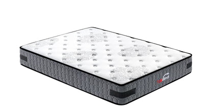 Kingston 3 Drawer Storage Bed Frame (Black Fabric) and Windsor Latex Pocket Spring Mattress Combo Deal (7811915120894)