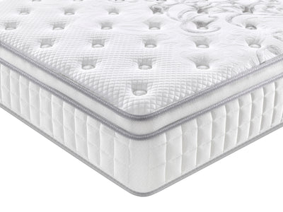 Kingston 3 Drawer Storage Bed Frame (Grey Fabric) and Royal Memory Foam Plush Mattress Combo Deal (7811916431614)