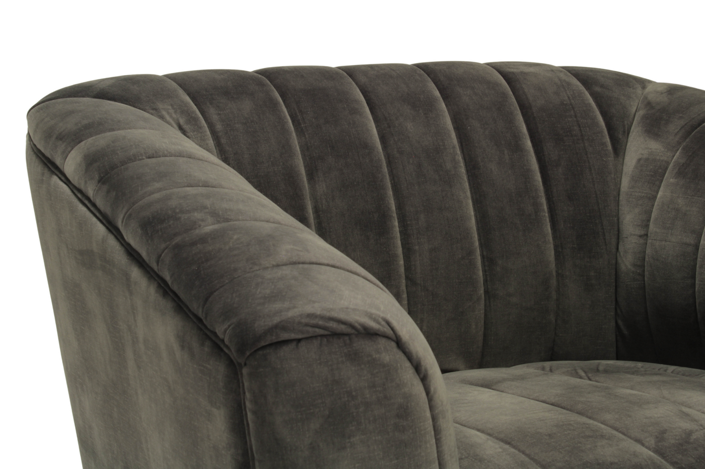 Ace 1 Seater Sofa (Charcoal Velvet) (7710595318014)