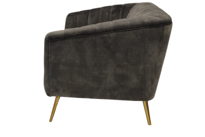 Ace 2 Seater Sofa (Charcoal Velvet) (7710599151870)